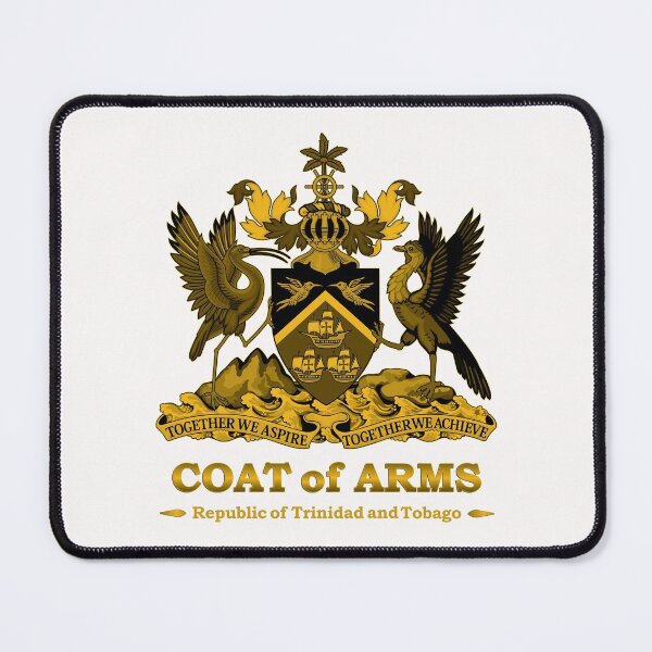 Item preview, Trinidad and Tobago Coat of Arms Gold designed and sold by IdentiTee Studios.