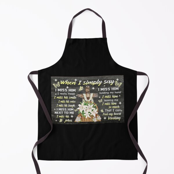 Item preview, Husband Memorial Gift Memorial Day - When I Simply Say I Miss Him I Really Men I Miss His Smile designed and sold by HerBertTeee.