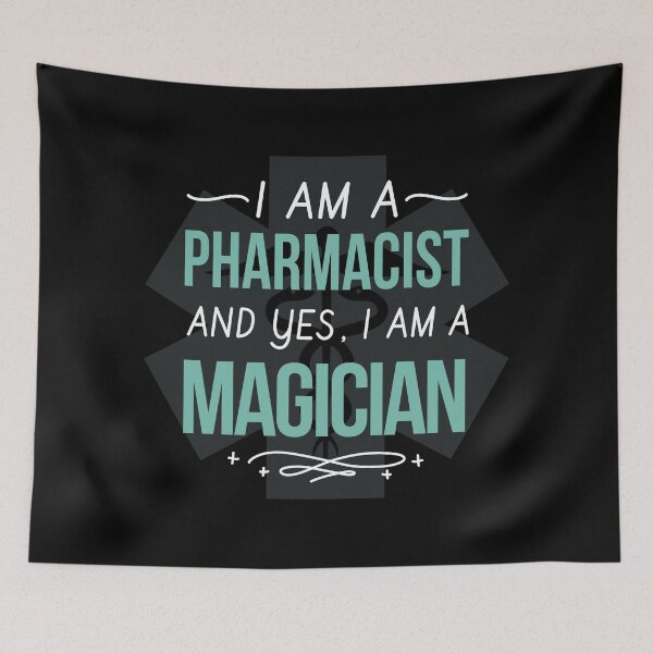 Item preview, I am a pharmacist, and yes, I am a magician designed and sold by KlaraMacinka.