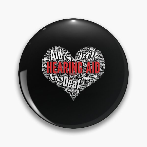Item preview, Hearing AID Heart Shape Word Cloud Design for doctors graphic designed and sold by theodoros20.
