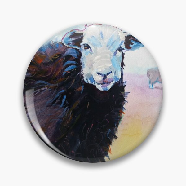Item preview, Sheep with brown wool fleece and white face legs painting designed and sold by MikeJory.