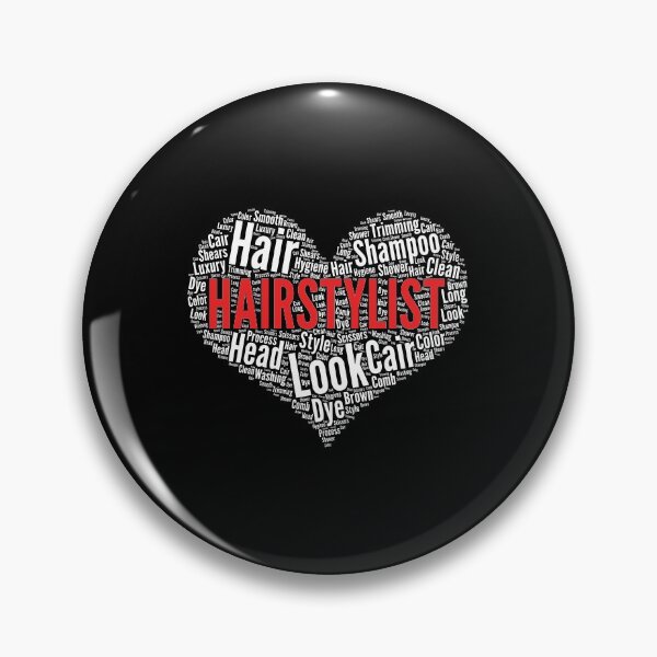 Item preview, Hairstylist Heart Shape Word Cloud Design Hairdresser design designed and sold by theodoros20.