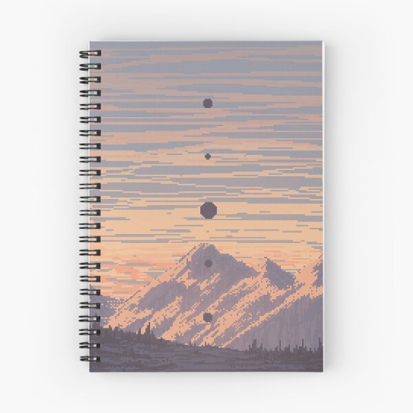 Item preview, Pixel Art Sunset Landscape designed and sold by RebeccaCeleste.