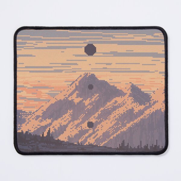 Item preview, Pixel Art Sunset Landscape designed and sold by RebeccaCeleste.