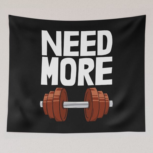 Item preview, Need More Dumbbell designed and sold by Bendthetrend.