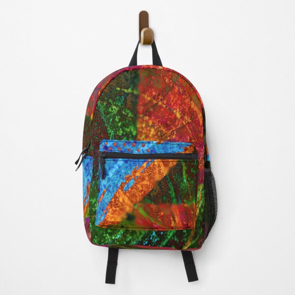 Item preview, Abstract Art of square and round corners- Red Green and blue hue designed and sold by letsaddtocart.