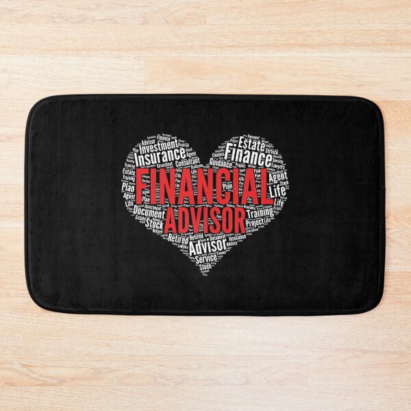 Item preview, Financial Advisor Heart Shape Word Cloud Design design designed and sold by theodoros20.
