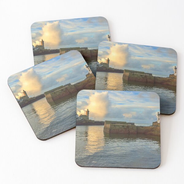 Item preview, Porthleven harbour at sunrise  designed and sold by VnGphoto.