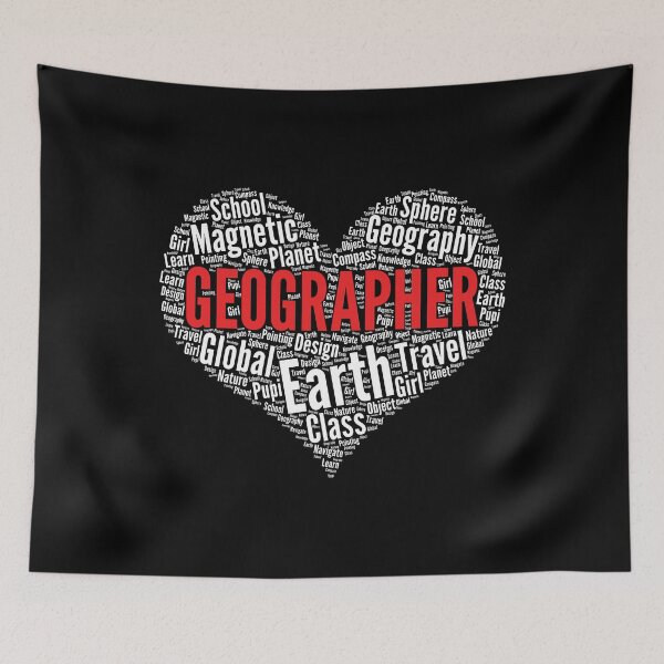 Item preview, Geographer Heart Shape Word Cloud Design Geographer graphic designed and sold by theodoros20.