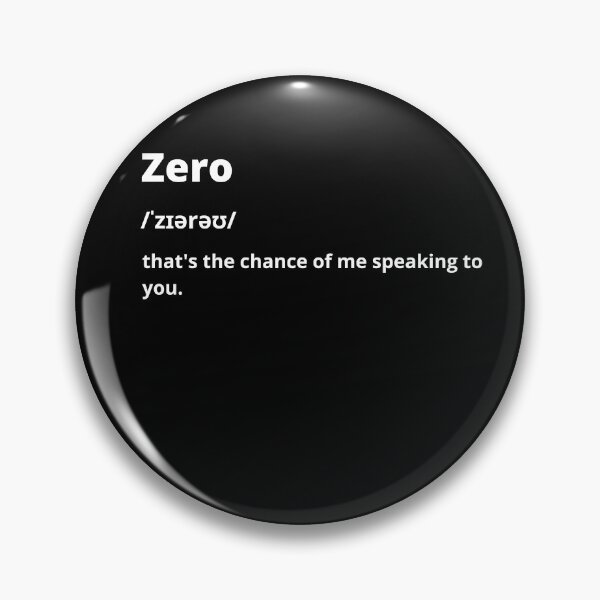 Item preview, Zero Definition - White Text designed and sold by just-doing-it.
