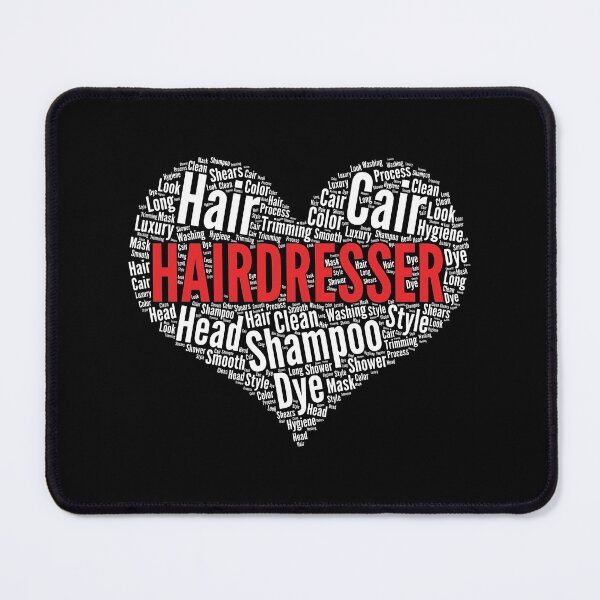 Item preview, Hairdresser Heart Shape Word Cloud Hairstylist product designed and sold by theodoros20.