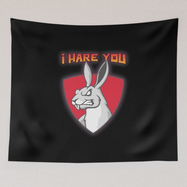 Item preview, I Hare You: Angry Rabbit designed and sold by friendlyspoon.