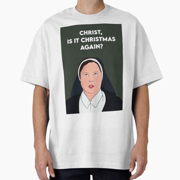 Vista previa del artículo con la obra «Cristo, ¿es Navidad otra vez?», diseñado y vendido por glitteredgold.