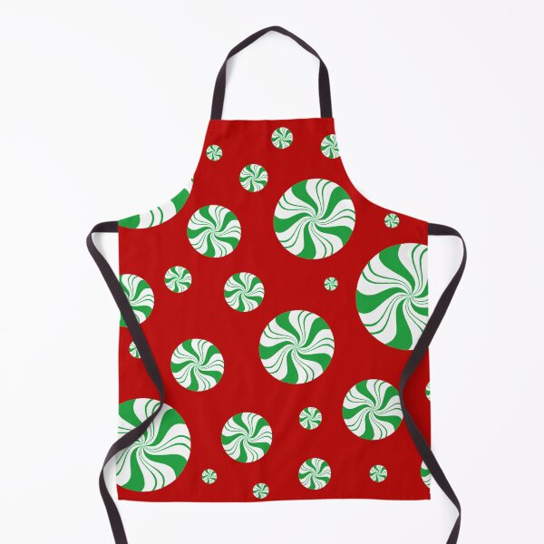 Item preview, Green Round Peppermint Christmas Pattern designed and sold by Deborah Camp.