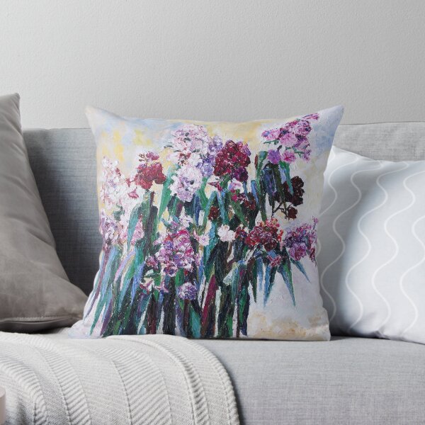 Phlox Throw Pillow