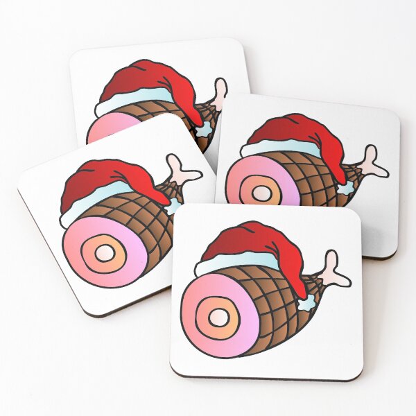 Artikelvorschau, Weihnachtsmannmütze und Schinken entworfen und verkauft von GemmasGems.