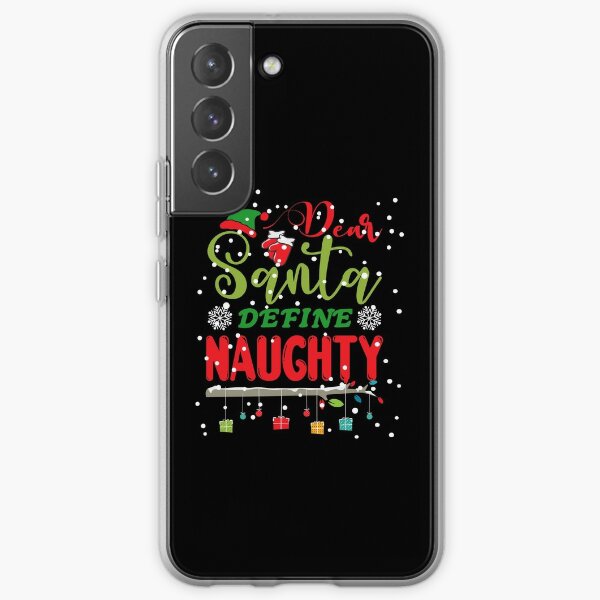 Santa Quote Reindeer Candy Christmas Phone Case iPhone 7 iPhone X iPhone XR iPhone Plus Samsung S7 S8 S9 S10 Note 5 Note 8 Note 9 LG G4 G5