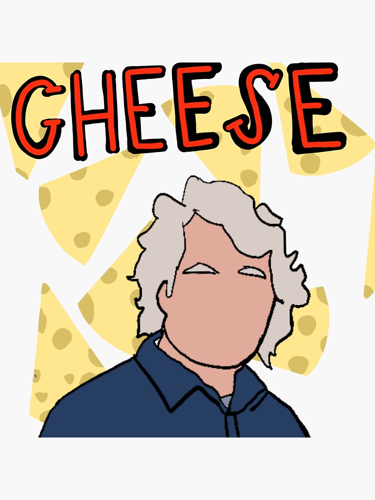 "James May Cheese" Sticker for Sale by Nozzoe Redbubble