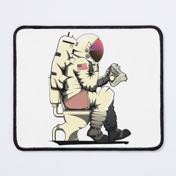 Item preview, Space Astronaut on the Toilet designed and sold by Wyattdesign.