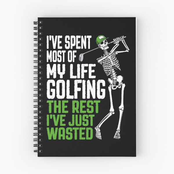 Item preview, Golf Wasted Golfing Life Funny Skeleton Golfer Quote designed and sold by GrandeDuc.