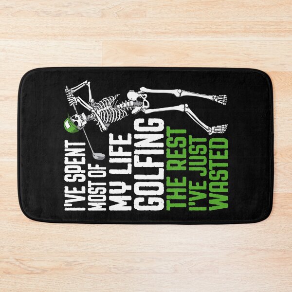 Item preview, Golf Wasted Golfing Life Funny Skeleton Golfer Quote designed and sold by GrandeDuc.