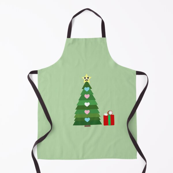 Item preview, Trans Pride Flag Hearts Christmas Tree Star with Face designed and sold by Day10Machine.