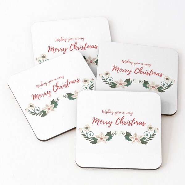 Item preview, Christmas Garland Wishing you a very Merry Christmas  designed and sold by OByD.