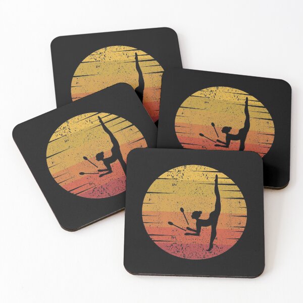 Item preview, Rhythmic Gymnastics Clubs Gymnast Girl Vintage Retro designed and sold by TastefulTees.