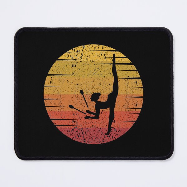 Item preview, Rhythmic Gymnastics Clubs Gymnast Girl Vintage Retro designed and sold by TastefulTees.