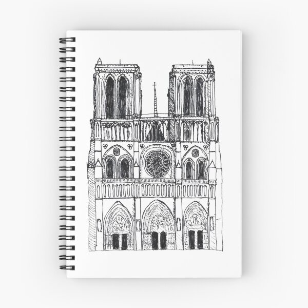 Artikelvorschau, Notre-Dame-Abbildung entworfen und verkauft von Giselle-art.