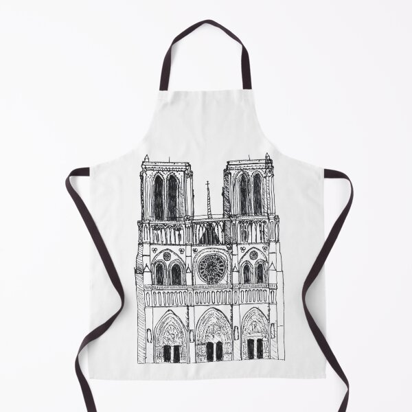Item preview, Notre Dame illustration designed and sold by Giselle-art.