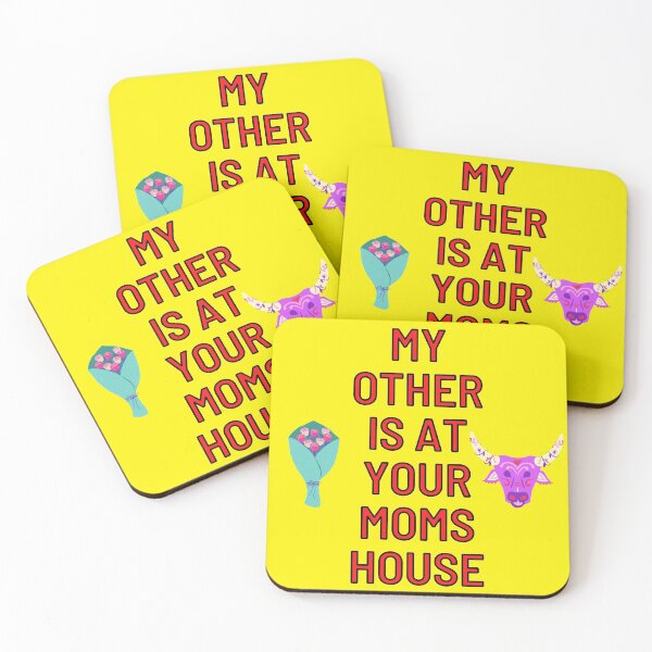 Item preview, My Other Is At Your Moms House - Ox Head And Flower designed and sold by nakavt.