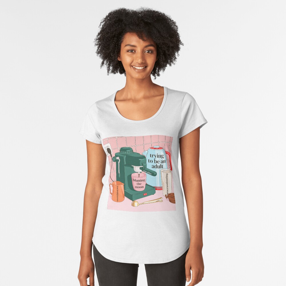 Item preview, Premium Scoop T-Shirt designed and sold by elebea.