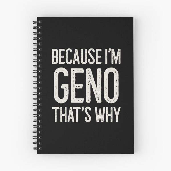 Item preview, Because I’m Geno That’s Why Funny Personalized Name designed and sold by MariosNydras.
