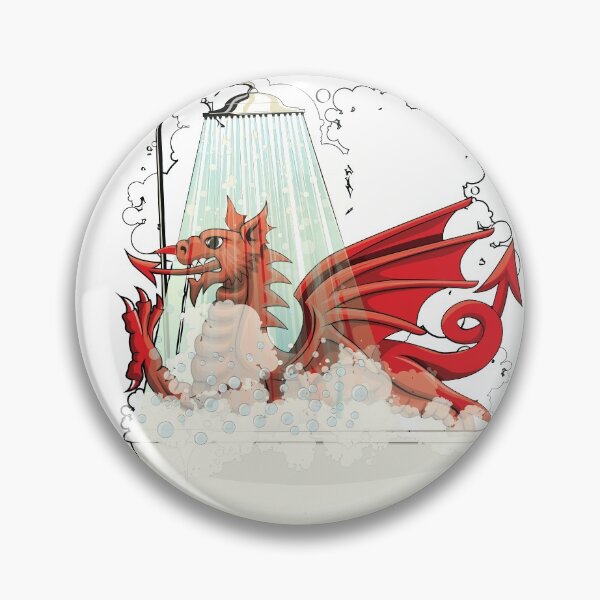 Item preview, Welsh Dragon in the Bath designed and sold by Wyattdesign.