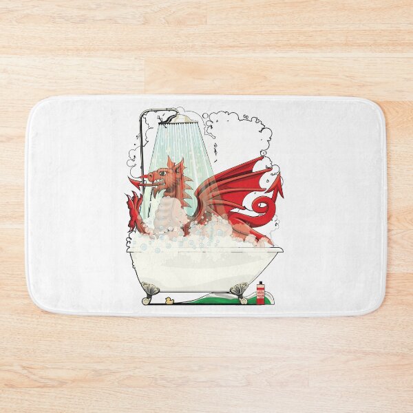 Item preview, Welsh Dragon in the Bath designed and sold by Wyattdesign.