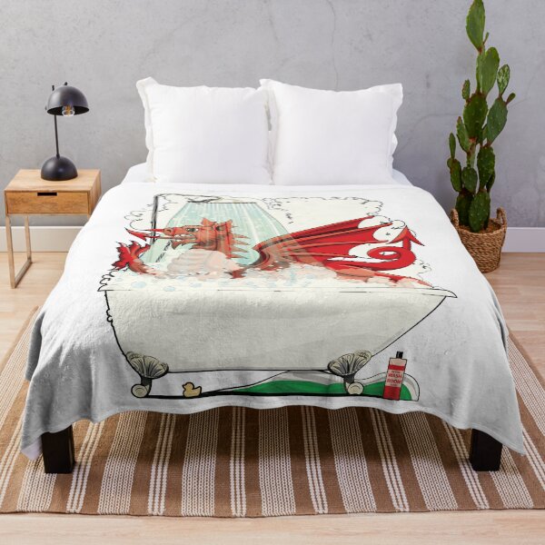 Item preview, Welsh Dragon in the Bath designed and sold by Wyattdesign.
