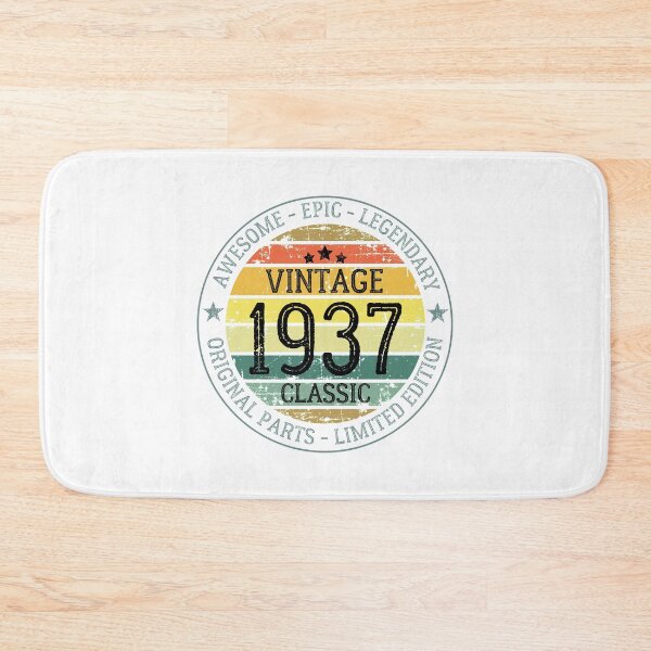 Item preview, Vintage 1937 Classic - Retro Sunset - Birthday designed and sold by Rhu Creations.