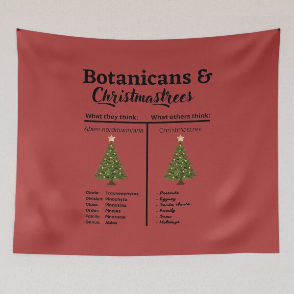 Item preview, Botanists See Christmas Trees - Nerd Christmas Biology designed and sold by Garaunt - The bavarian brute.