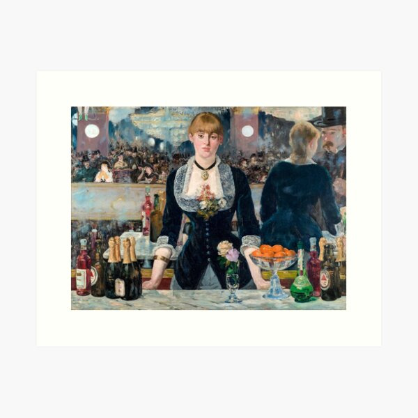 Item preview, A Bar at the Folies - Bergere Edouard Manet  designed and sold by TheSoulOfArt.