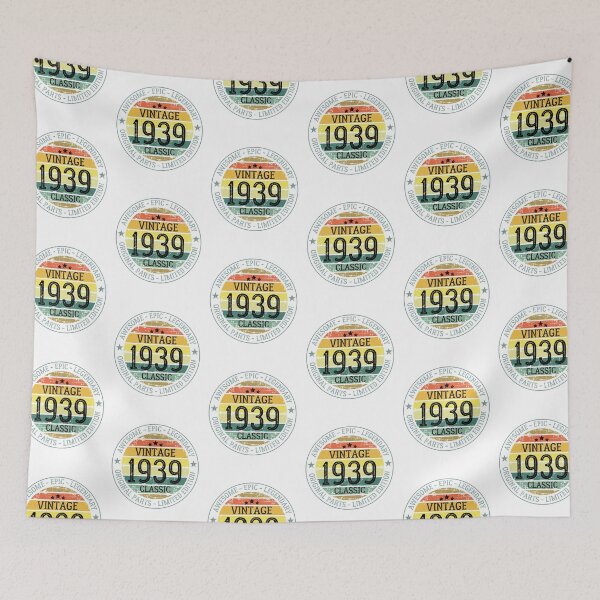 Item preview, Vintage 1939 Classic - Retro Sunset - Birthday designed and sold by Rhu Creations.
