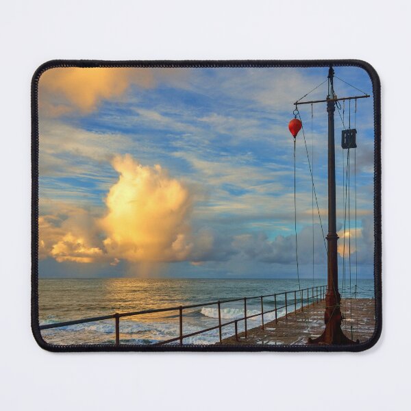 Item preview, Sunrise over the Cornish Sea, photographed from Porthleven jetty designed and sold by VnGphoto.
