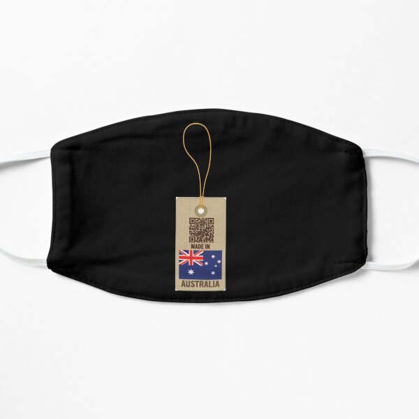 G'Day Mate w/ Kangaroo for Australians - Kangaroo made in australia Flat Mask