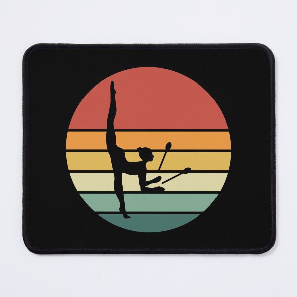 Item preview, Rhythmic Gymnastics Clubs Gymnast Girl Vintage Retro designed and sold by TastefulTees.