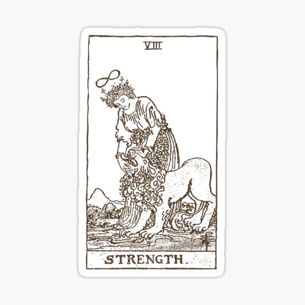 Item preview, Strength Tarot designed and sold by EsotericExposal.