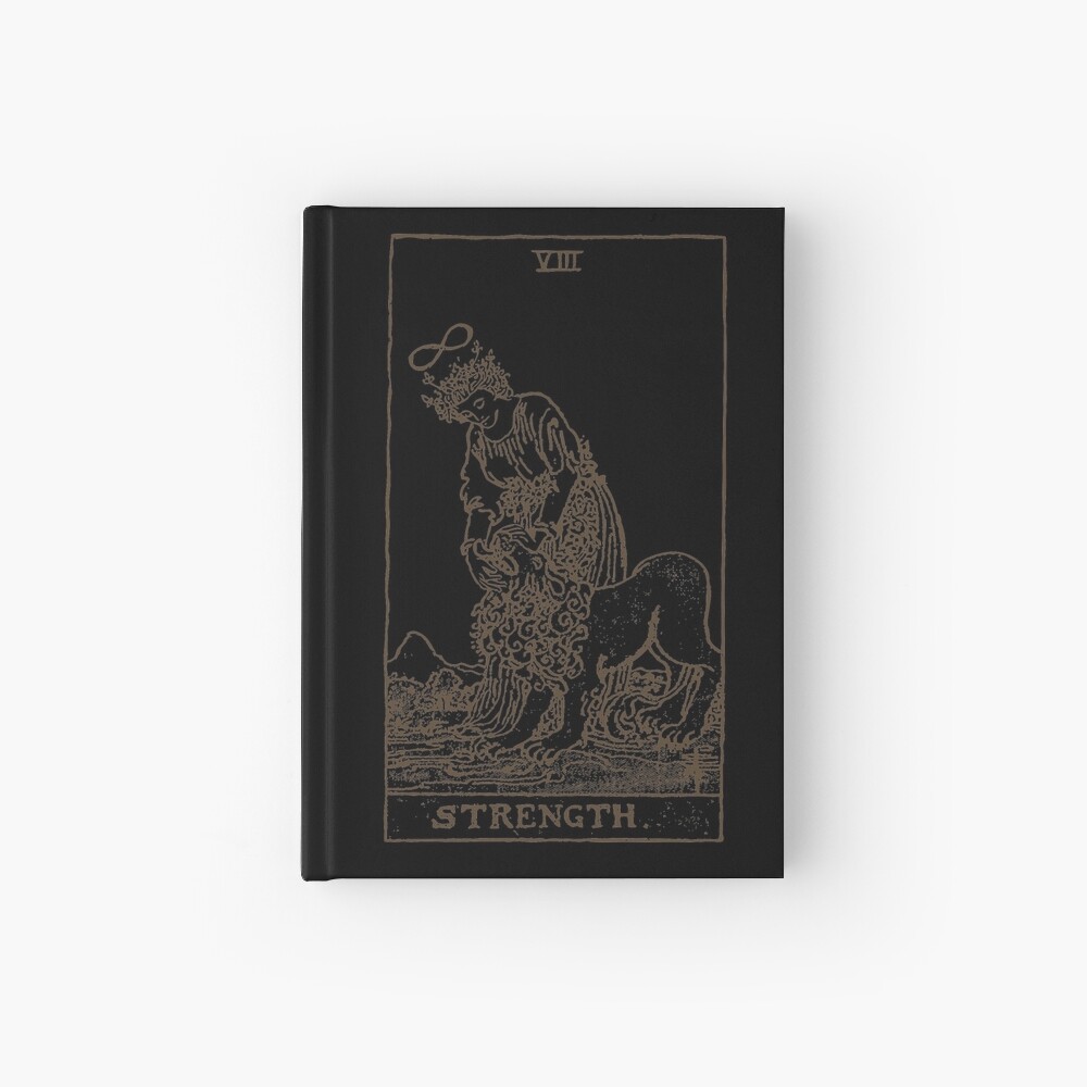 Strength Tarot Hardcover Journal