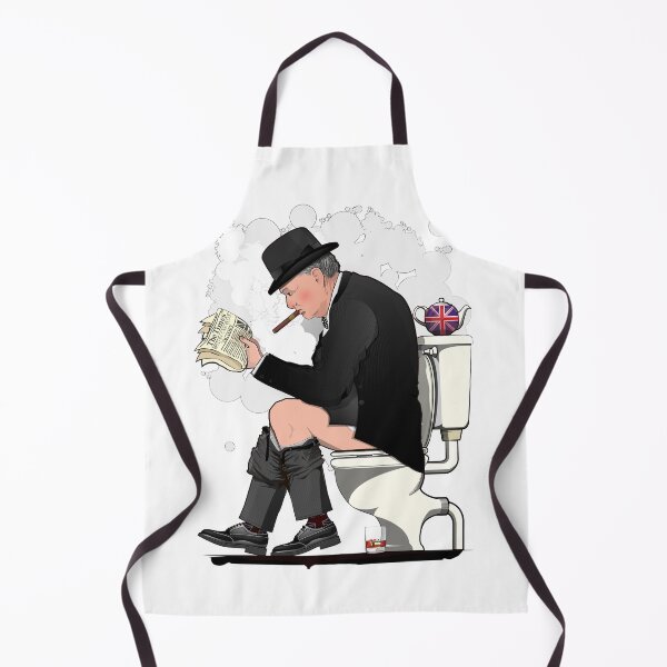 Item preview, Winston Churchill on the Toilet designed and sold by Wyattdesign.