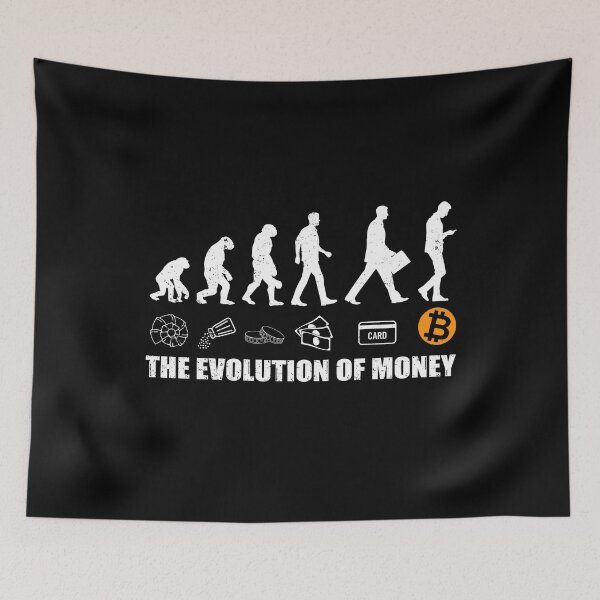 Item preview, Evolution Of Money Bitcoin BTC Crypto Holder Cryptocurrency designed and sold by shophia-art.