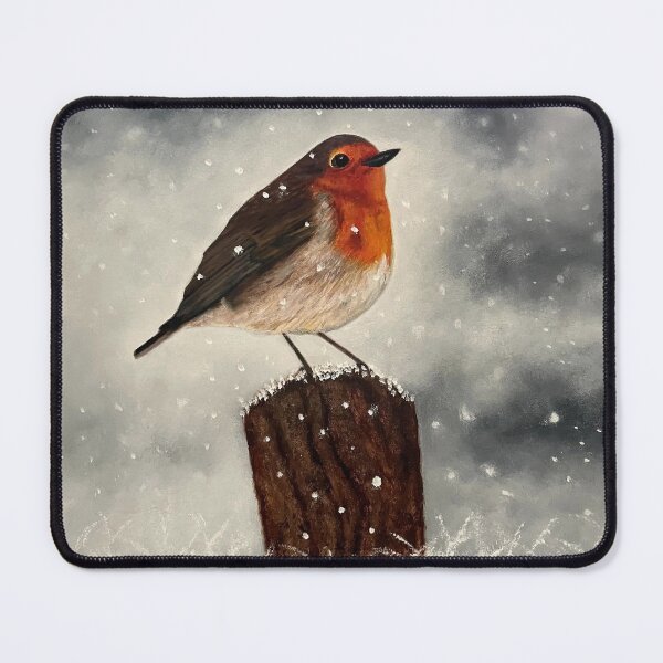 Item preview, Christmas Robin in The Snow designed and sold by simonhiscoxart.