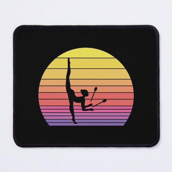 Item preview, Rhythmic Gymnastics Clubs Gymnast Girl Vintage Retro designed and sold by TastefulTees.